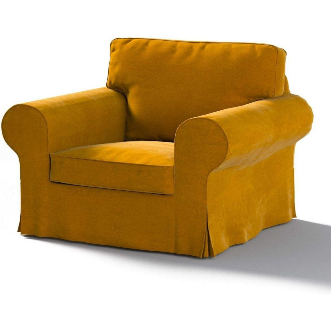 Divano confortevole Dekoria Ektorp Copripoltrona divano modello nero