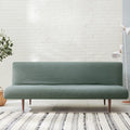 Divano confortevole Copridivano divano senza braccioli, antiscivolo, verde