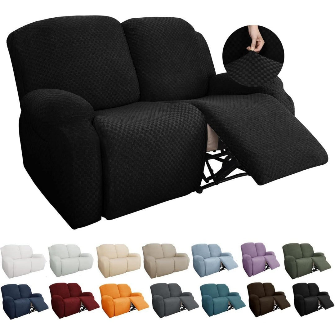 Divano confortevole YEMYHOM copridivano reclinabile elasticizzato tasca nero