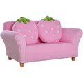 Poltrona confortevole rosa