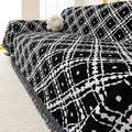 Divano da soggiorno Coperta Copripoltrona Friendly Divano Posti, nero