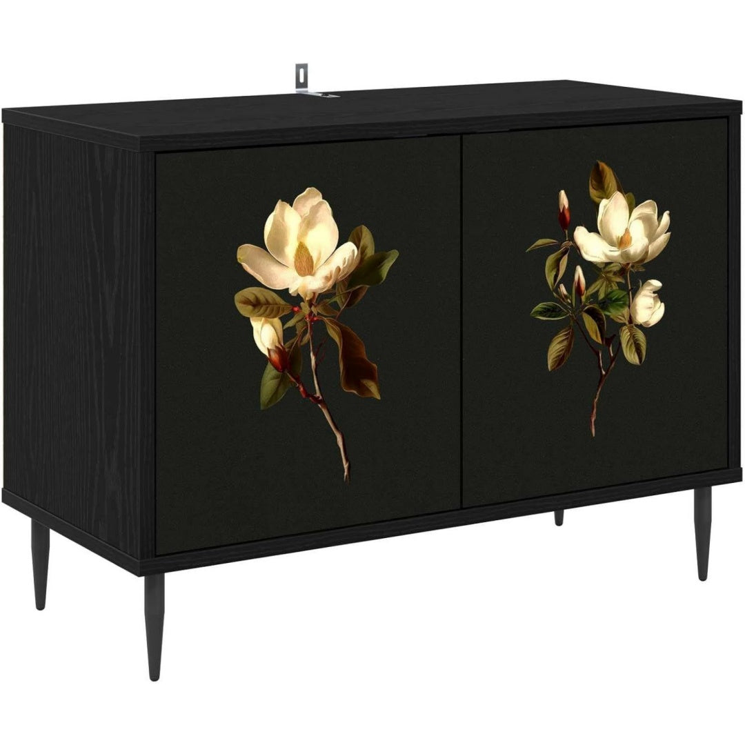 Mobile audiovisivo 69 x 33 x 50,5 cm nero