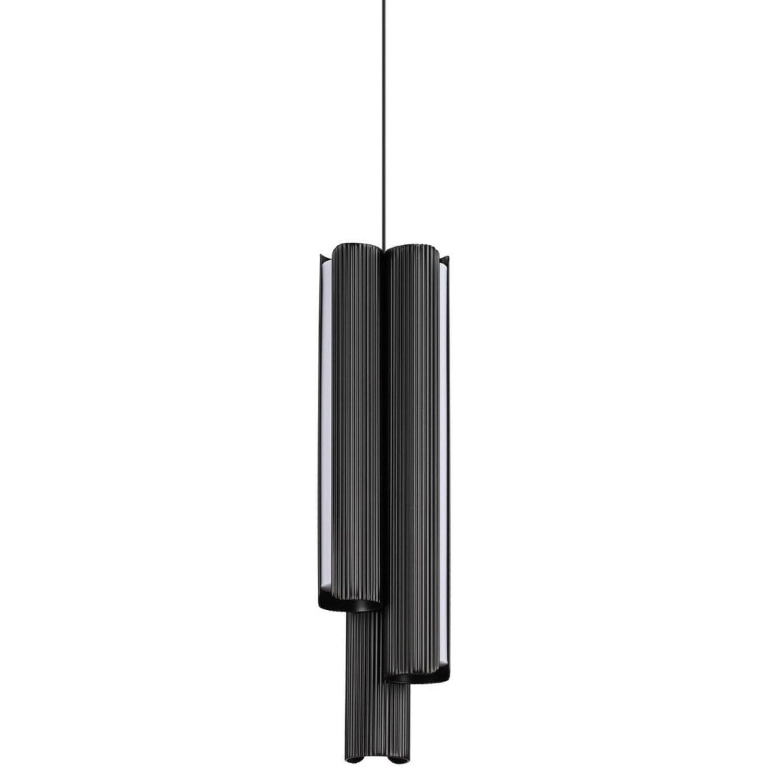 Lampade a sospensione regolabile modulare nero