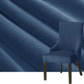 Poltrona da soggiorno con braccioli rivestimento in velluto blu