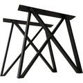 Arredo per soggiorno Taormina Design Gambe Ferro Tavolo nero