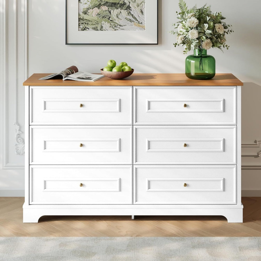 Credenza da soggiorno in MDF stile scandinavo bianco