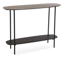Tavolino compatto in MDF struttura in metallo nero