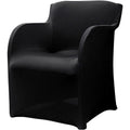 Seduta lounge Coprisedie Matrimonio Pezzi Fodere Spandex nero