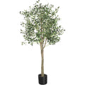 Mobile funzionale YOLEO Albero Artificiale Ulivo Piante nero