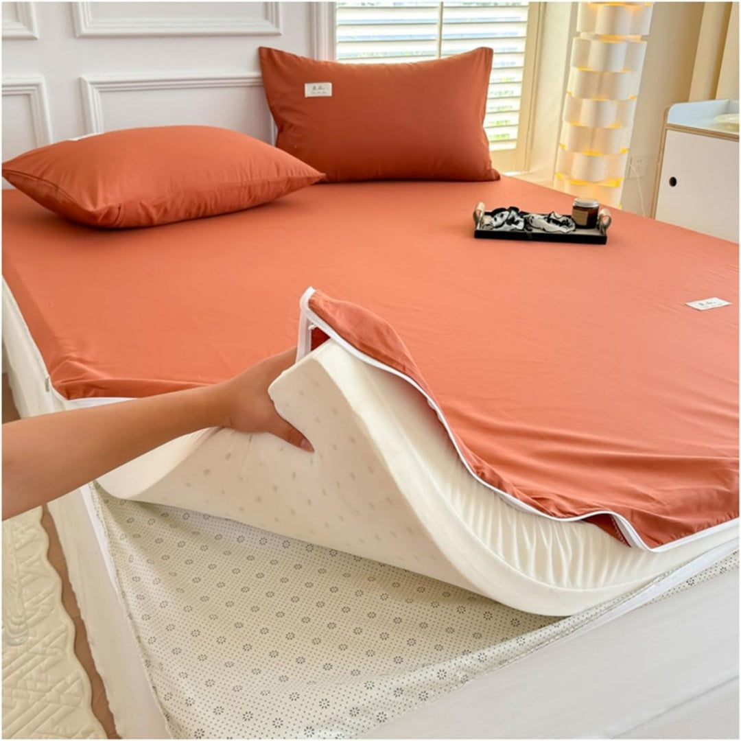 Arredo per soggiorno Futon prima qualita, cotone, cerniera, nero
